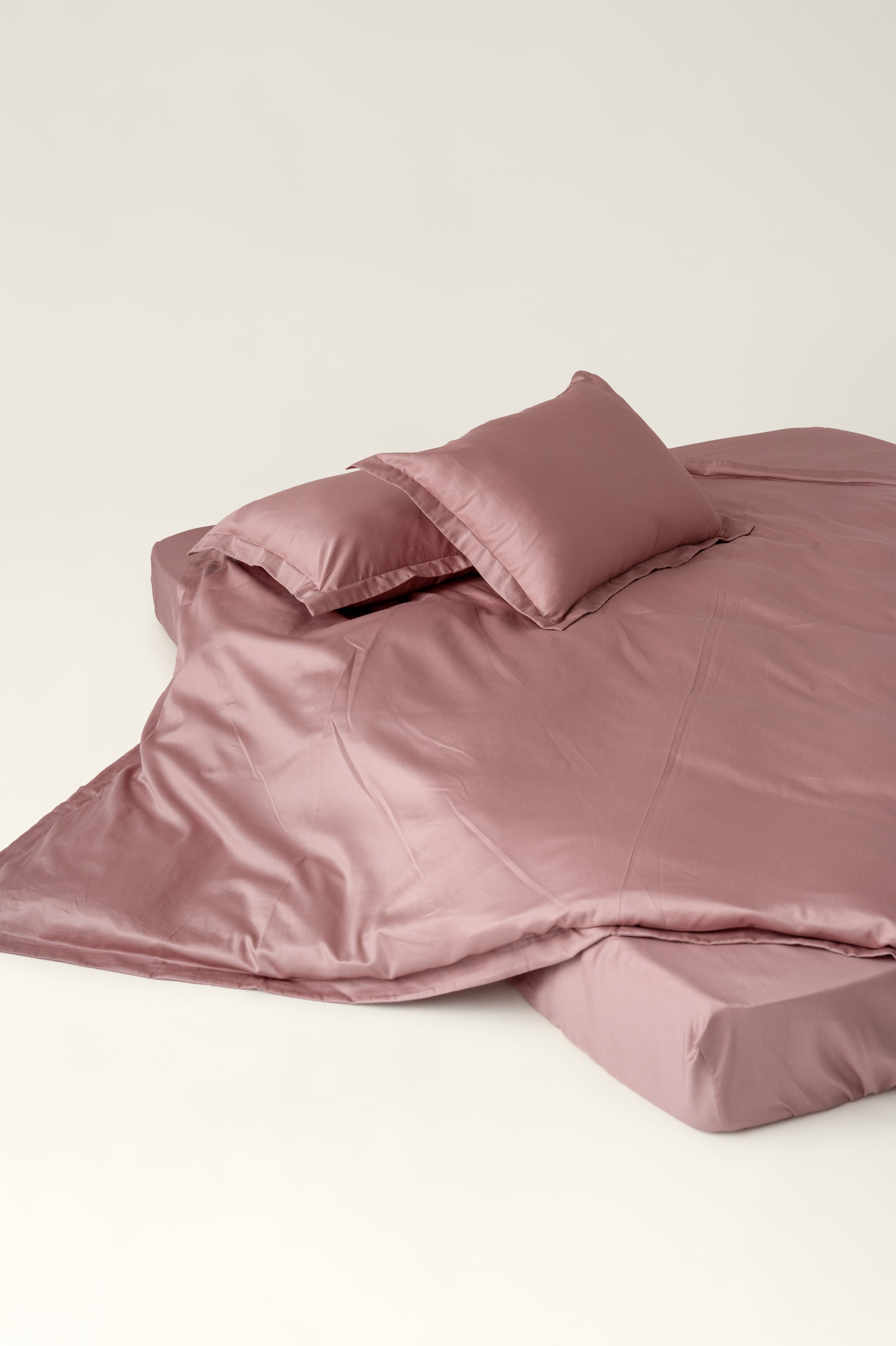 Bettbezug aus Satin "Blush Petal"