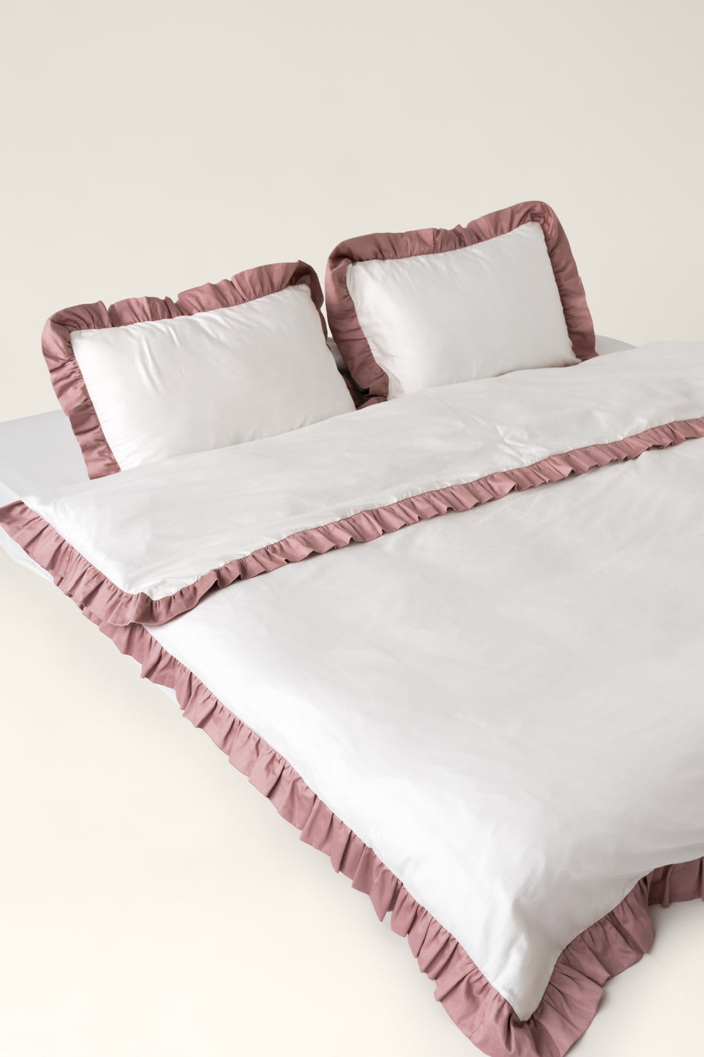 Satin-Bettwäsche mit Rüschen Savoy