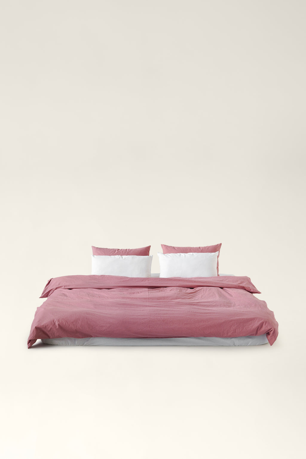 Bettwäsche gekochte Baumwolle Strawberry pink & Cloud