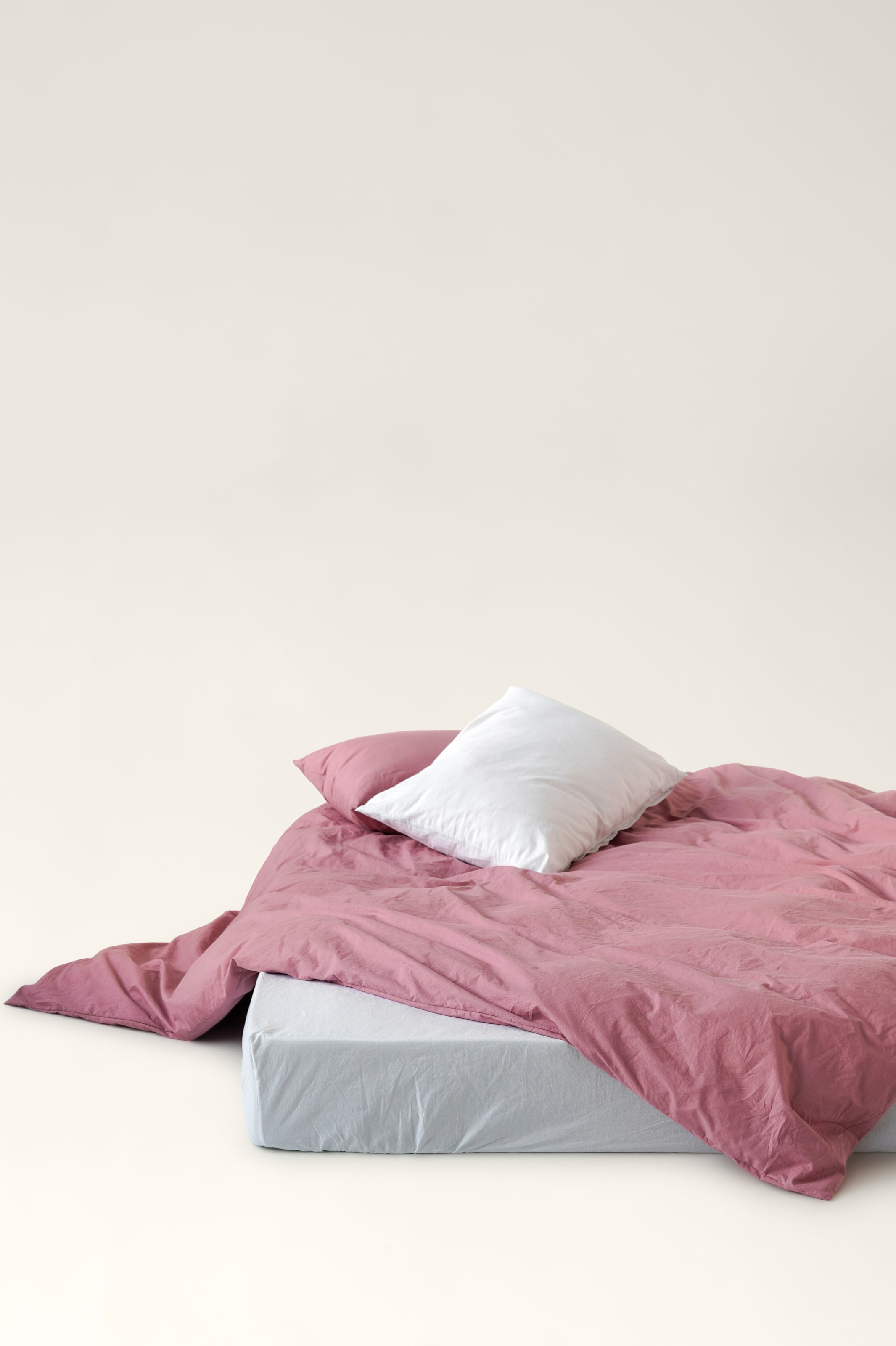 Bettwäsche gekochte Baumwolle Strawberry pink & Cloud